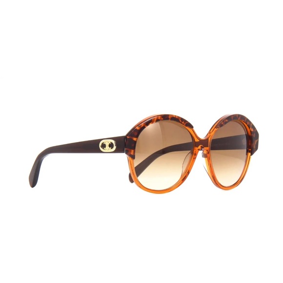 CELINE SPOTTED HAVANA MAILLON TRIOMPHE CL40154I SUNGLASSES - Picture 4 of 9